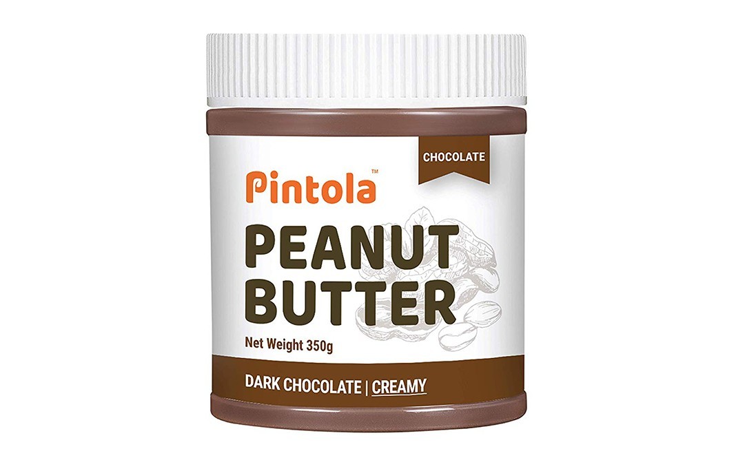 Pintola Peanut Butter Dark Chocolate Creamy   Plastic Jar  350 grams